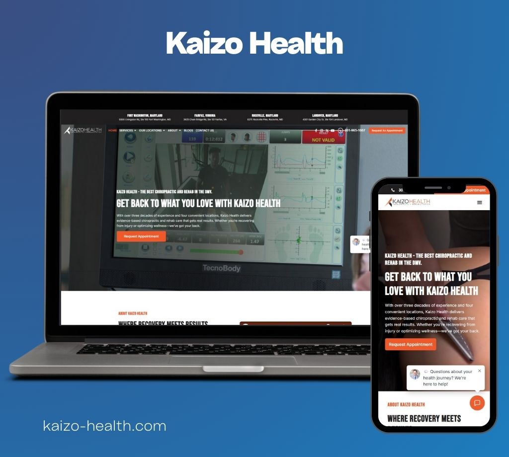 Kaizo Health website by The Leading Practice