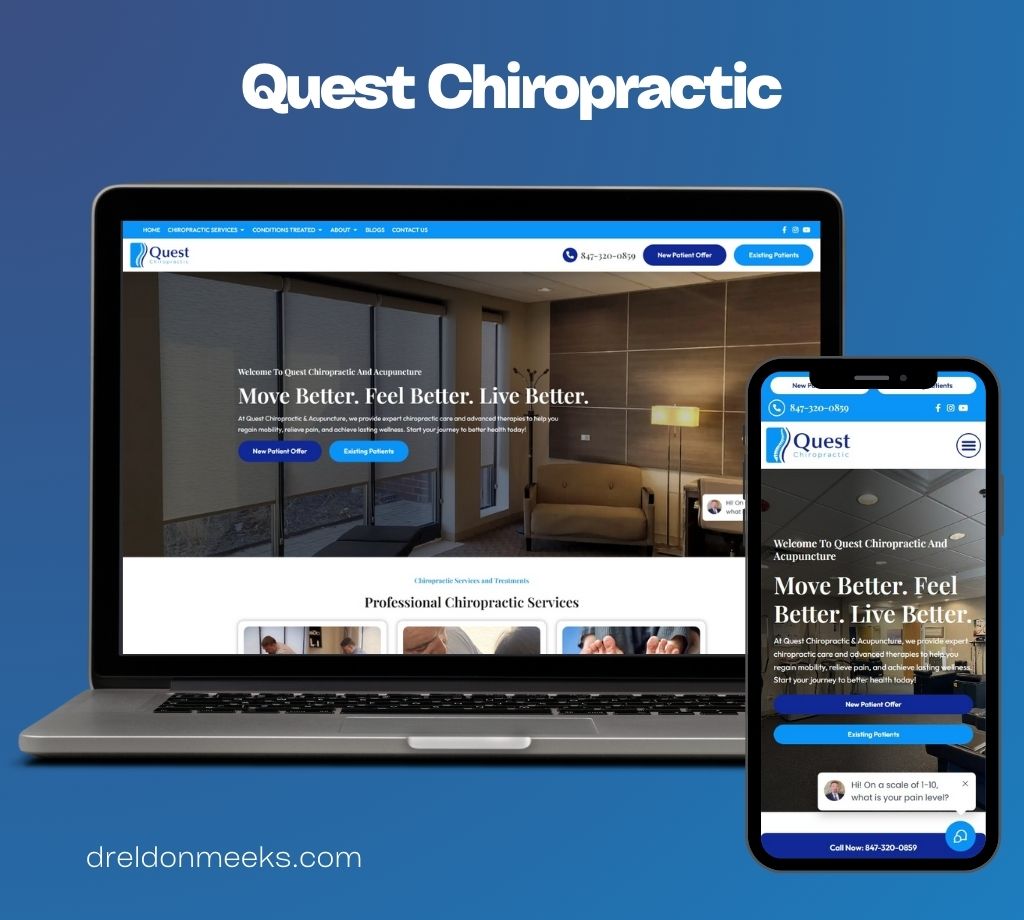 Quest Chiropractic website by The Leading Practice